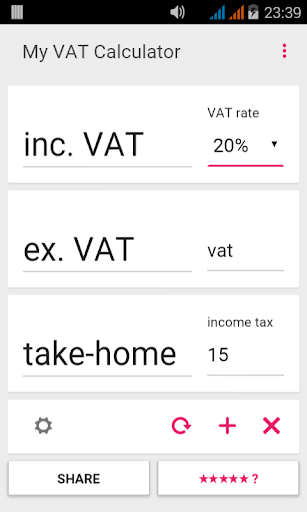 My VAT Calculator: easy taxes