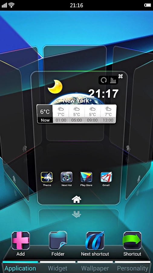 Next Launcher 3D Shell - screenshot