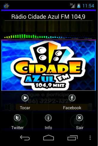 【免費音樂App】Rádio Cidade Azul 104,9-APP點子