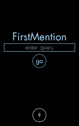 FirstMention