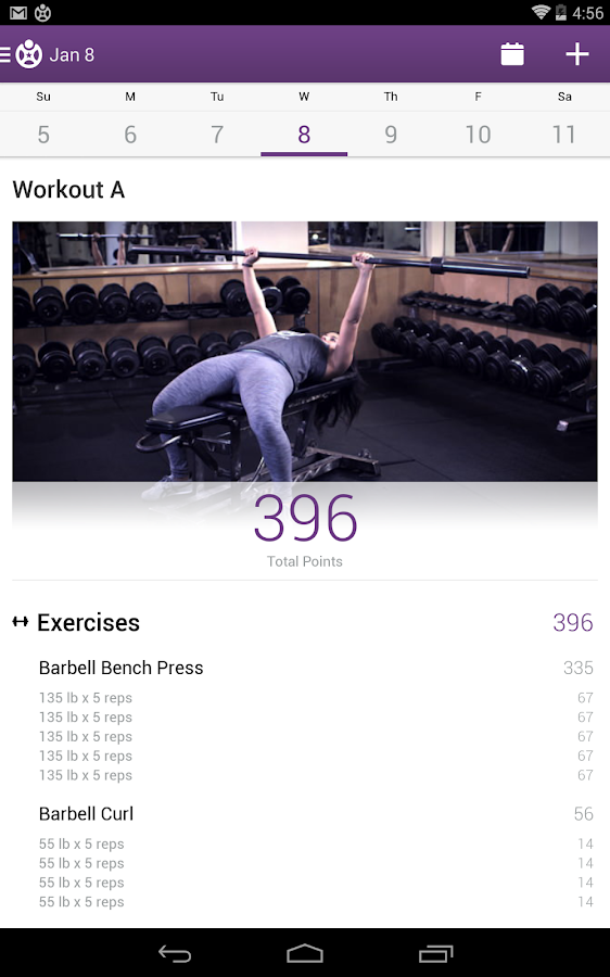    Fitocracy Workout Fitness Log- screenshot  