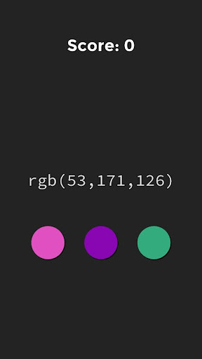 RGB Infinite Guessing Game