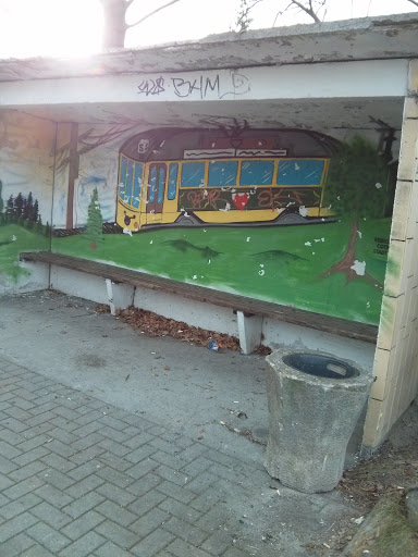 Straßenbahn Mural