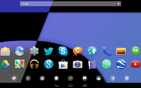 KitKat 4.4 Launcher Theme - screenshot thumbnail