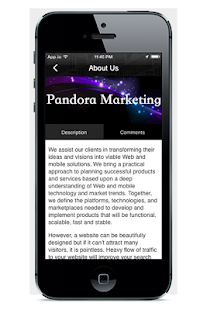Pandora Mktg & Svcs Screenshots 2