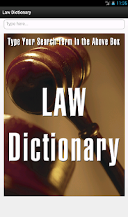 Law Legal Dictionary