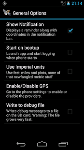 GPS Logger for Android - screenshot thumbnail