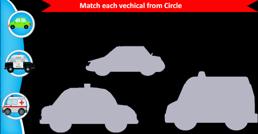 Toddler Puzzle:Vehical Match