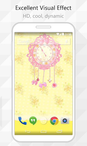 Cute Clock Live Wallpaper