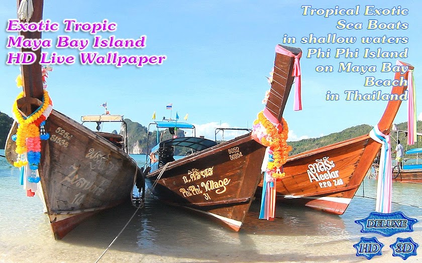 Exotic Tropic Maya Bay Island Screen 2
