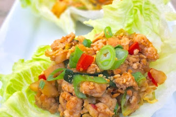 Asian Chicken Lettuce Cups