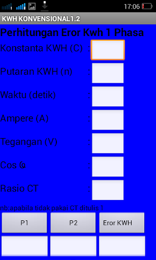 Error Kwh 1 Phase