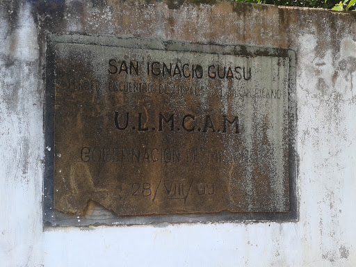 Placa De San Ignacio Guasu