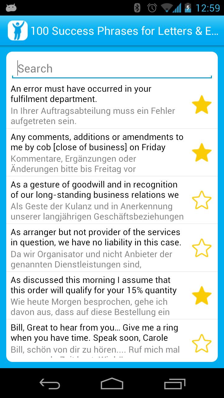 100 E-mails Success Phrases Screen 3