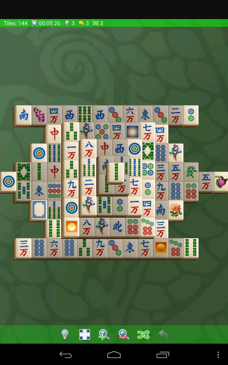 Android application Mahjong screenshort