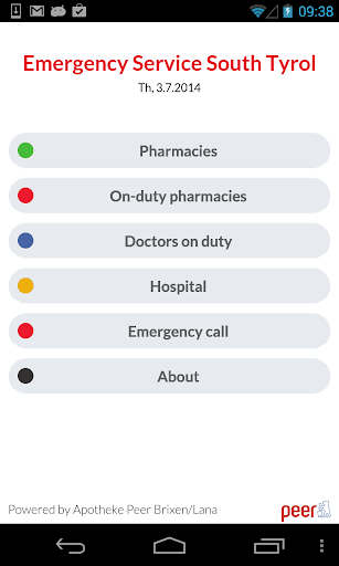 Emergency medical Southtyrol