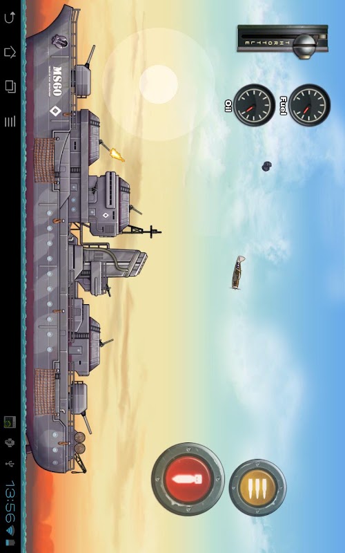 Android application Wings of Fury screenshort