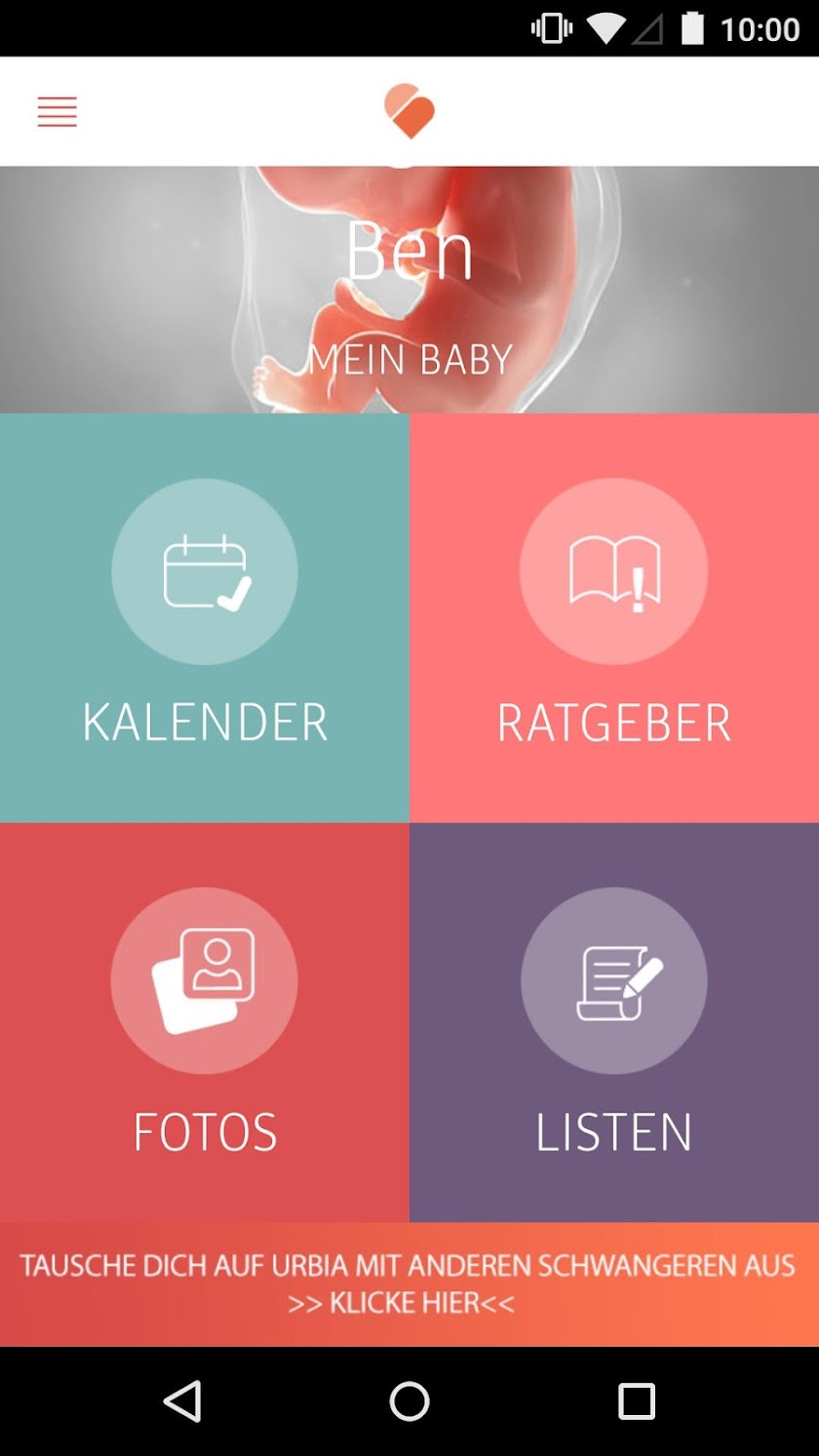 Meine Schwangerschaft - Urbia Screen 2