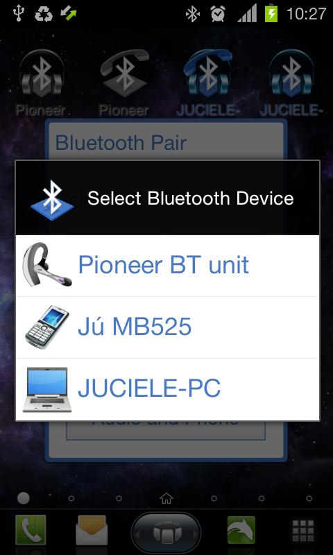 Bluetooth Pair Screen 3