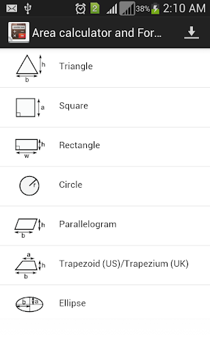 Area Calculator and Formula