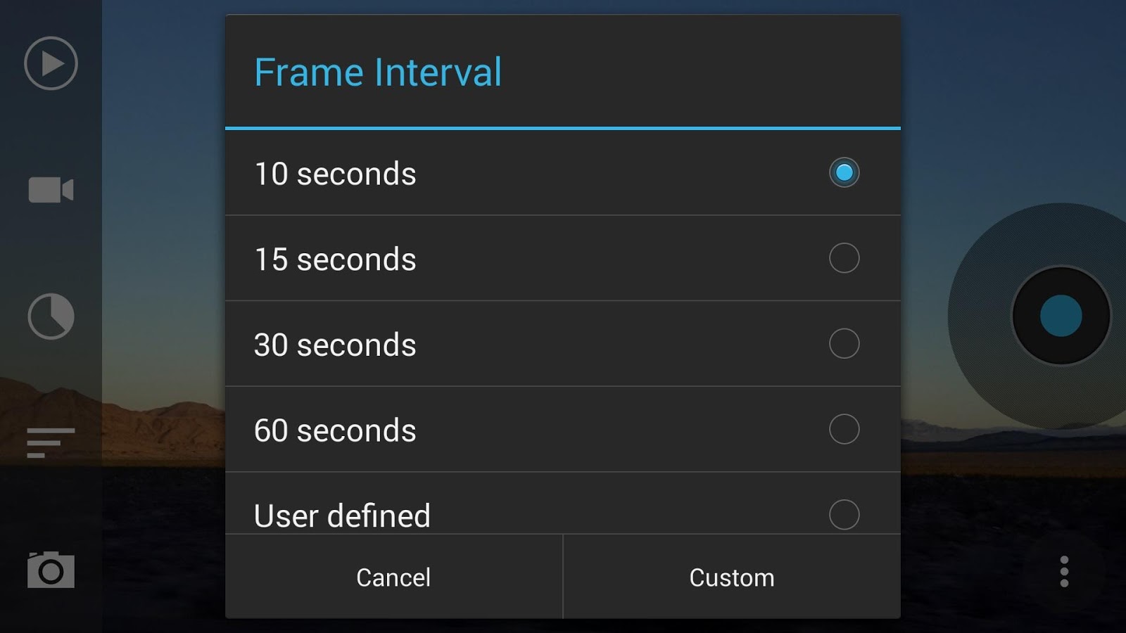 Framelapse Time Lapse Camera Android Apps on Google Play
