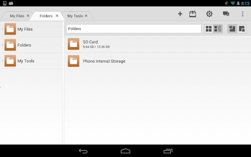 File Expert HD with Clouds - screenshot thumbnail