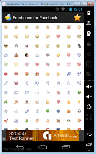 Emoticons for Facebook