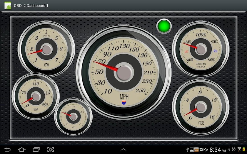 OBD2 Dashboard-1 (OBD2 &amp; Cars) Screen 3