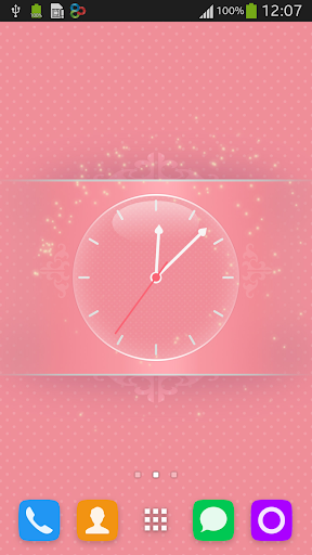 Beautiful Pink Clock