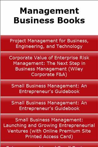 Management Business Books