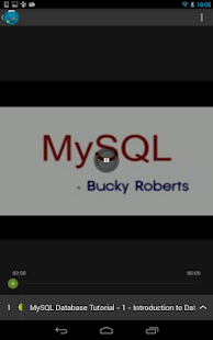 Learn MySQL Database Tutorials - screenshot thumbnail