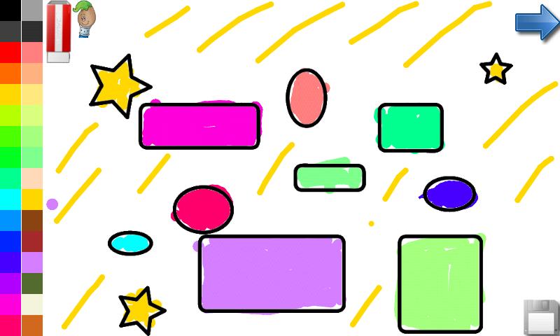 Coloring Shapes for Toddlers Screen 3
