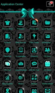 免費下載個人化APP|Lace & Teal GO SMS Theme app開箱文|APP開箱王