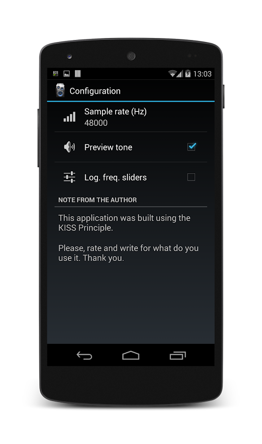 Frequency Sound Generator AndroidApps auf Google Play