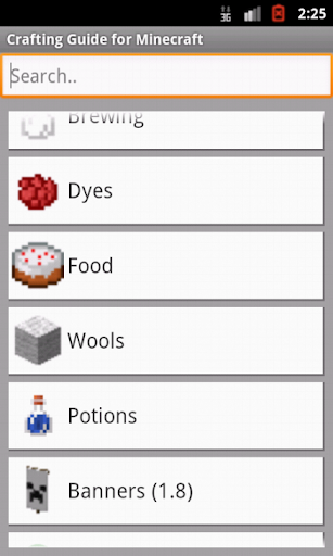 Crafting Guide for Minecraft