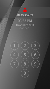 Screenshot dell'applicazione Android App Lock (Keypad)