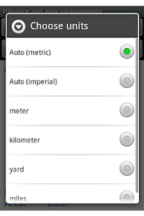 Distance and area measurement