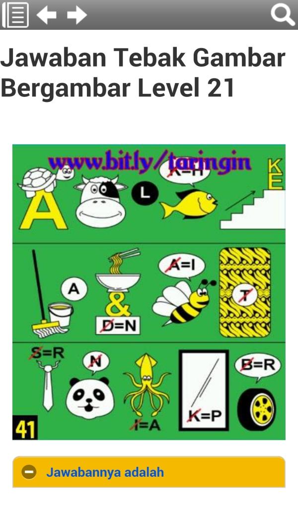 Kunci Jawaban Tebak Gambar Tersulit Level 21 Sanjau