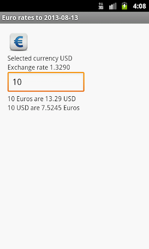 【免費財經App】Daily Euro Rates-APP點子