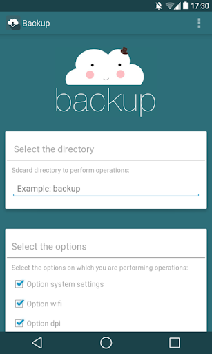 How to back up and restore your application by “App Backup”