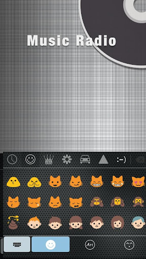 MusicRadio Theme EmojiKeyboard