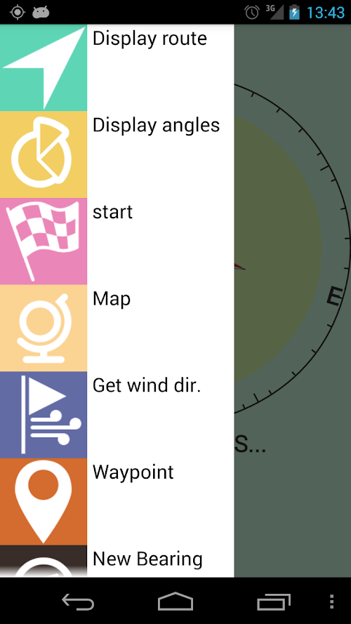 Android application Regatta pro &amp; start timer screenshort