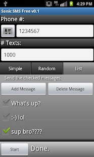 Download Sonic SMS Free APK for Android