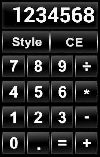 Black and White Calculator