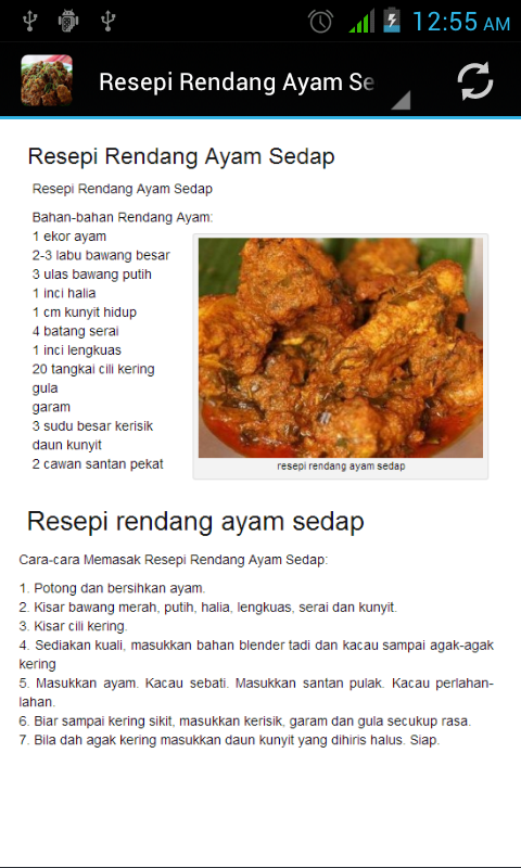 Resepi Rendang Ayam Mudah Tanpa Santan - uratatoo-inmylife