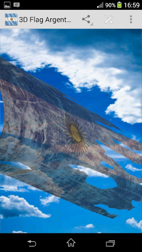 3D Flag Argentina LWP