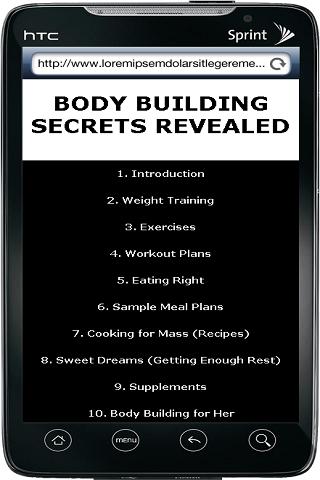 Exercise Body Building