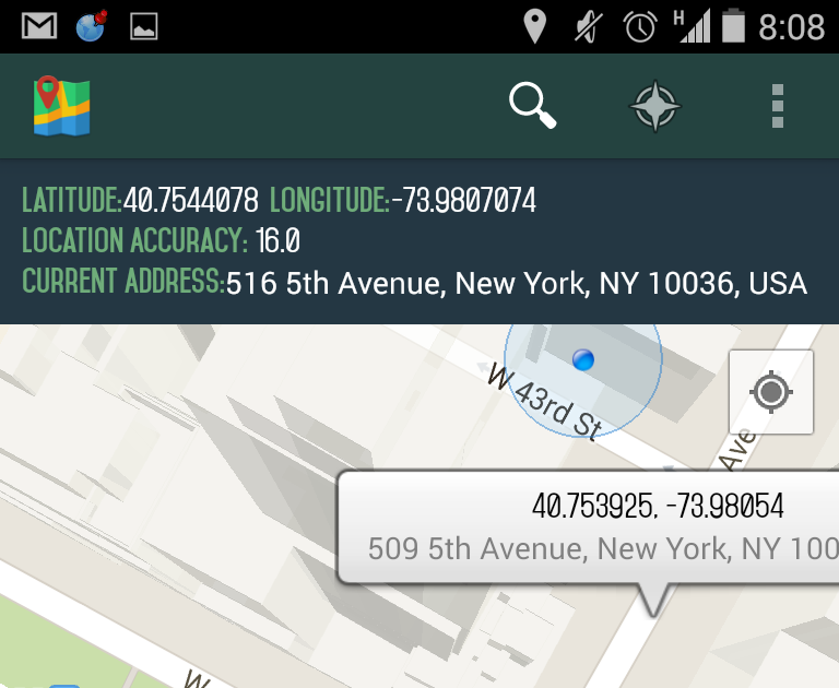 My current location address no address send my location by zmnsoft 