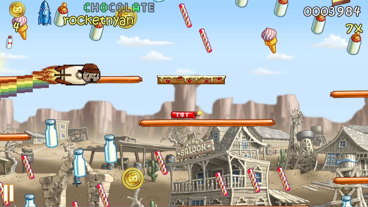    Nyan Cat: Lost In Space- screenshot  