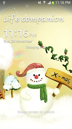 Snowman Live Wallpaper